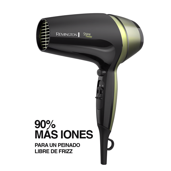 Blower Remington D13A (110) F con microacondicionadores de aguacate y macadamia para un cabello brillante y libre de frizz