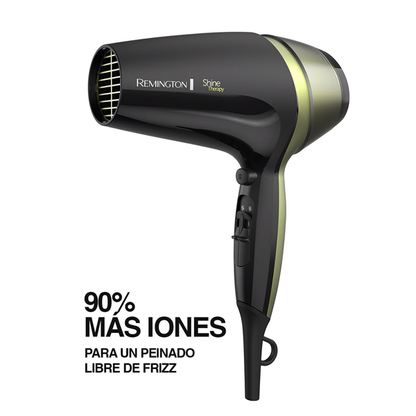 Blower Remington D13A (110) F con microacondicionadores de aguacate y macadamia para un cabello brillante y libre de frizz