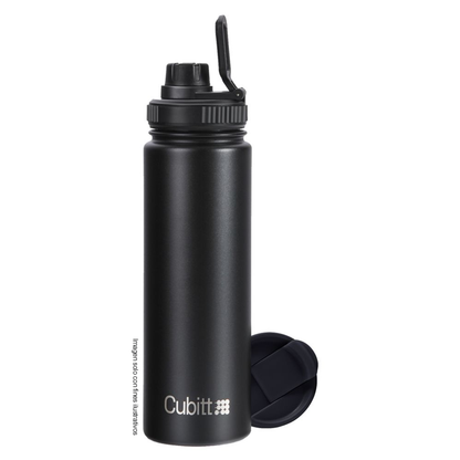 Termo Hidratación, 24 oz, CTHB24-1, Cubitt, Hydro Bottle acero inoxidable, negro