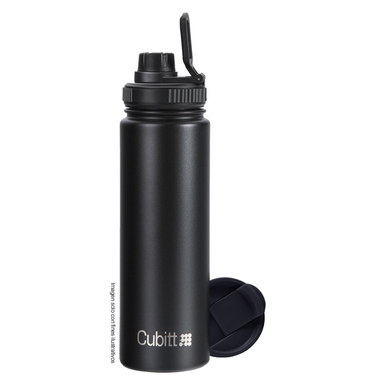 Termo Hidratación, 24 oz, CTHB24-1, Cubitt, Hydro Bottle acero inoxidable, negro