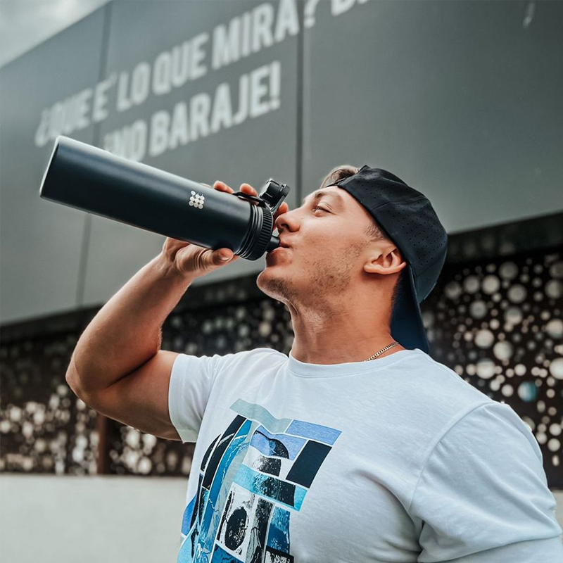 Termo Hidratación, 24 oz, CTHB24-1, Cubitt, Hydro Bottle acero inoxidable, negro