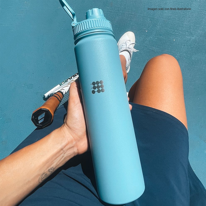 Termo Hidratación, 24 oz, CTHB24-2, Cubitt, Hydro Bottle acero inoxidable, Azul claro