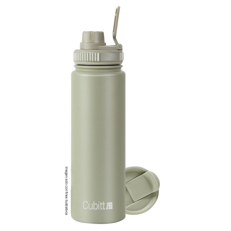 Termo Hidratación, 24 oz, CTHB24-3, Cubitt, Hydro Bottle acero inoxidable, color green