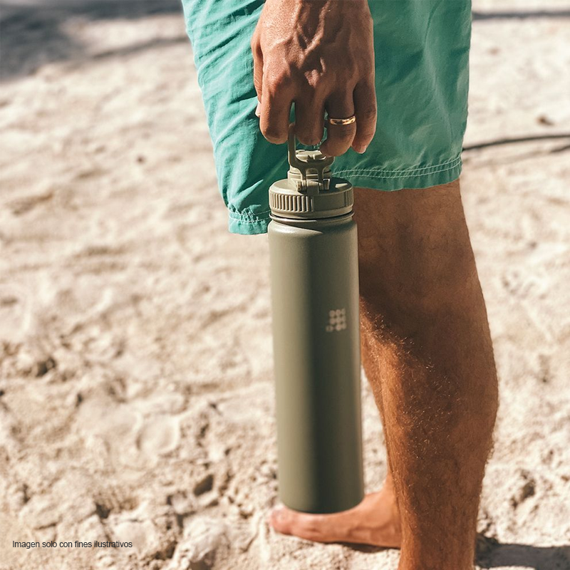 Termo Hidratación, 24 oz, CTHB24-3, Cubitt, Hydro Bottle acero inoxidable, color green