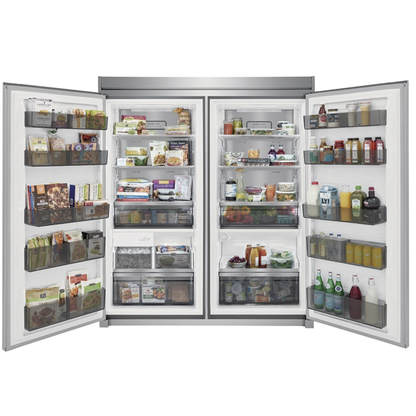 Gemelas FRIGIDAIRE Refrigeradora FPRU19F8WF + Congelador FPFU19F8WF + TRIM KIT TRMKTEZ2FL79