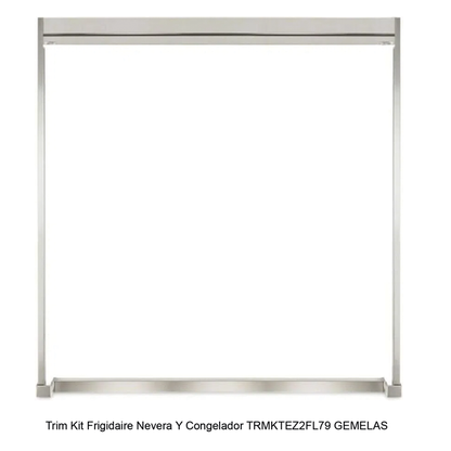 Gemelas FRIGIDAIRE Refrigeradora FPRU19F8WF + Congelador FPFU19F8WF + TRIM KIT TRMKTEZ2FL79