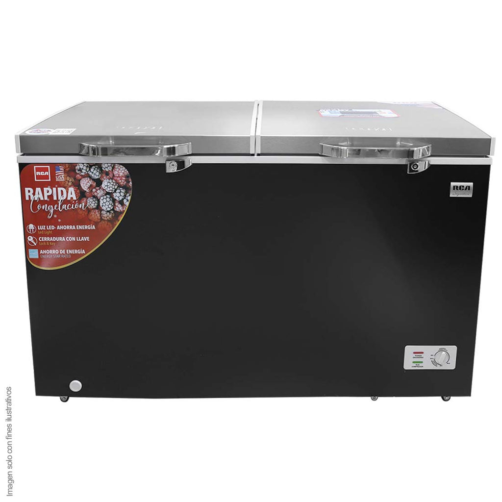 Congelador Horizontal 15pc RCSF152DA RCA luz LED cierre con llave