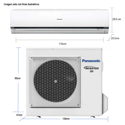 Aire acondicionado Split Inveter 36,000 BTU/h Panasonic CS/CU-PU36AKV-2