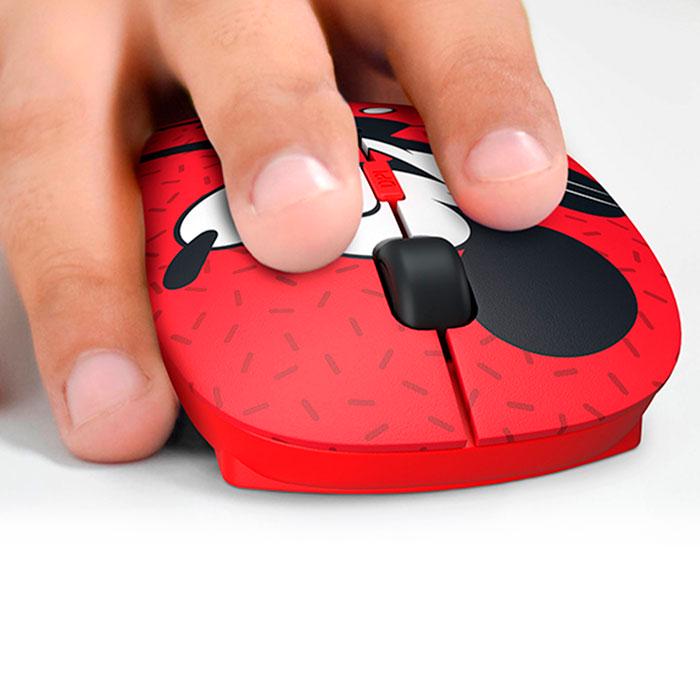 Xtech Disney Mouse Inalámbrico XTM-D340MK Plano Rojo