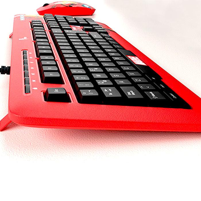 XTECH MARVEL IRON MAN TECLADO ALAMBRICO XTK-M401IM ROJO