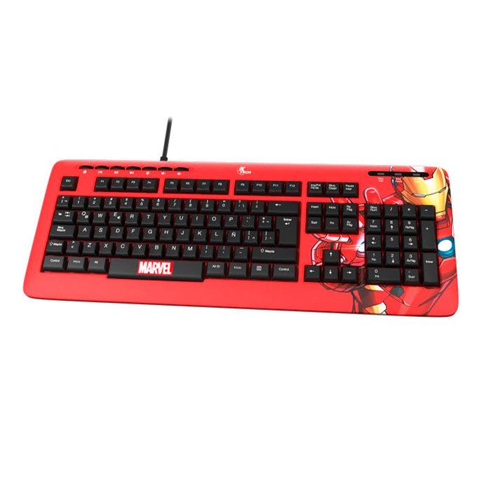 Xtech Marvel Iron Man Teclado Alámbrico XTK-M401IM Rojo