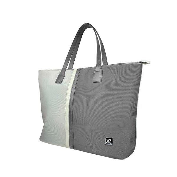 KLIP BOLSO DE DAMA 15.6" KLB-461GR BLANCO-GRIS