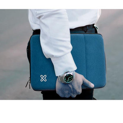 KLIP FUNDA 15.6" CON ESPACIO EXTRA Y AGARRADERA KNS-420BL AZUL