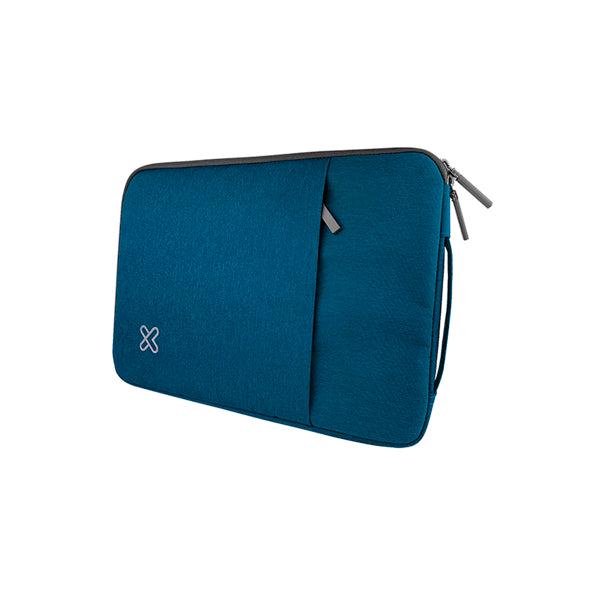 Klip Funda 15.6" Con Espacio Extra y Agarradera KNS-420BL Azul