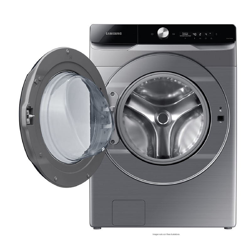 Lavadora y secadora carga frontal eléctrica WD20T6300GP/AX Samsung 20 KG de lavadora 12Kg Secado de secado en acabado color gris