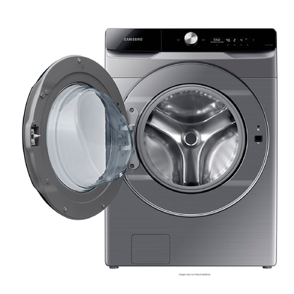 Lavadora y secadora carga frontal eléctrica WD20T6300GP/AX Samsung 20 KG de lavadora 12Kg Secado de secado en acabado color gris