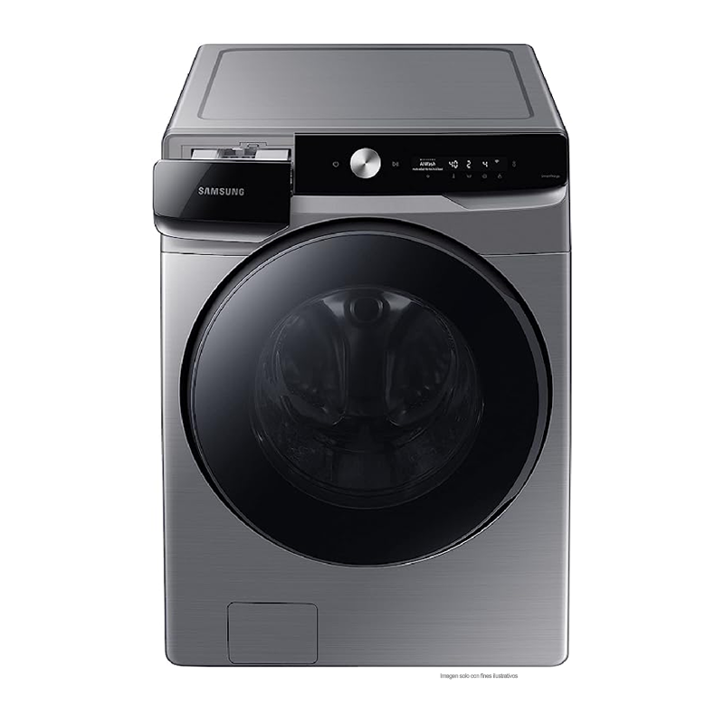 Lavadora y secadora carga frontal eléctrica WD20T6300GP/AX Samsung 20 KG de lavadora 12Kg Secado de secado en acabado color gris