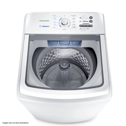 Lavadora 17kg FWAB17J4EBGUW Frigidaire, carga superior tambor de acero inoxidable