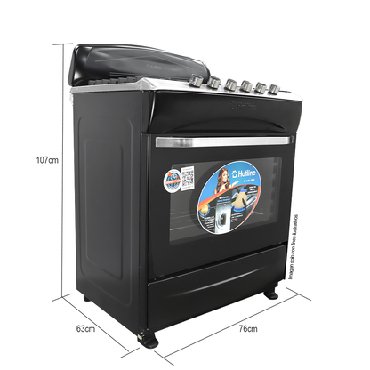 Estufa a gas de 30" HLGR3000 Hotline de 5 quemadores mesa de acero inoxidable parrillas de acero fundido