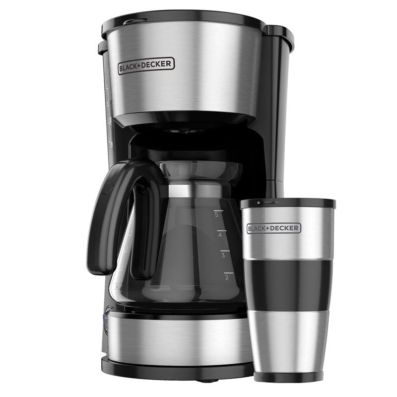 Black and Decker cafetera 4 en 1 5 tazas cm0755s-mx
