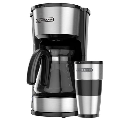 Black and Decker cafetera 4 en 1 5 tazas cm0755s-mx