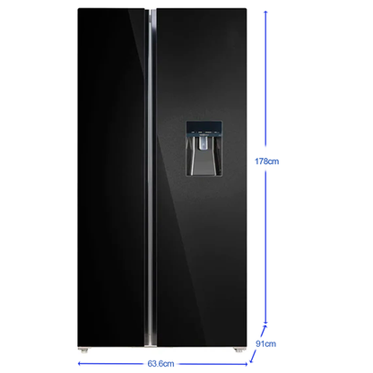Refrigeradora SIDE BY SIDE RF19IN89BG 19pc Sankey.