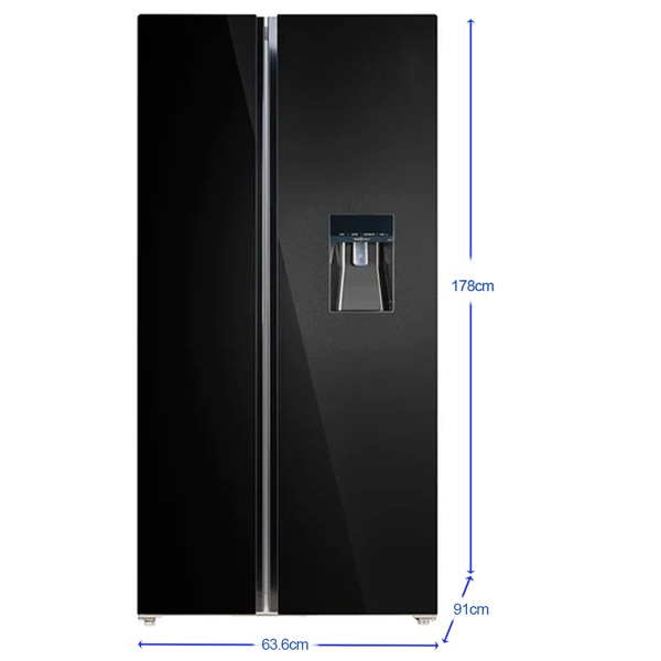 Refrigeradora SIDE BY SIDE RF19IN89BG 19pc Sankey