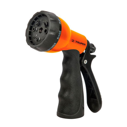TRUPPER PISTOLA PLASTICA CON RECUBRIMIENTO 9 FUNCIONES