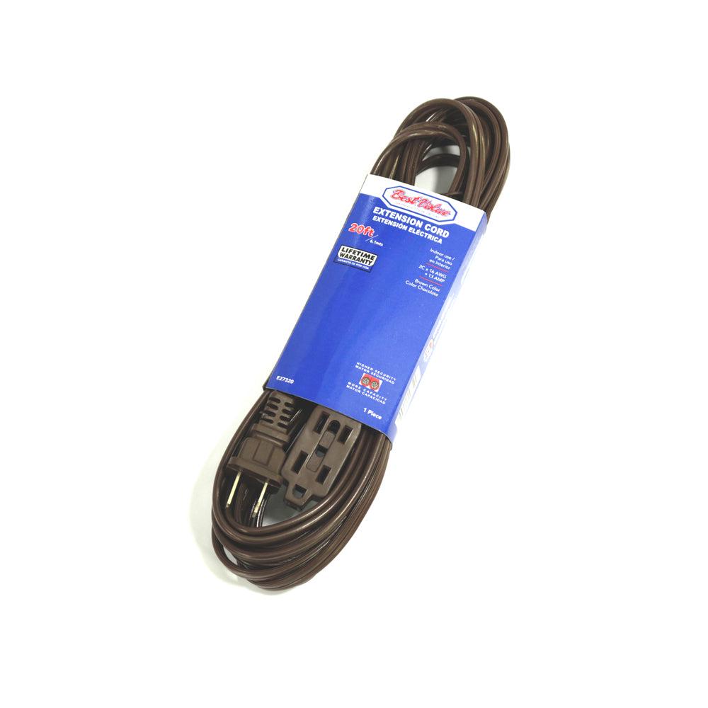 BEST VALUE EXTENSION ELECTRICA DE 20 CHOCOLATE BV