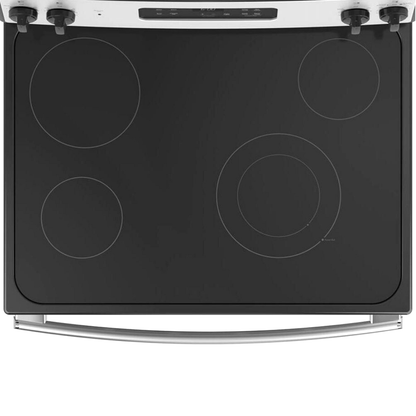 Estufa eléctrica 30"  GE Mod: JCBS631SFSS vitroceramica 4 quemadores easyclean pro