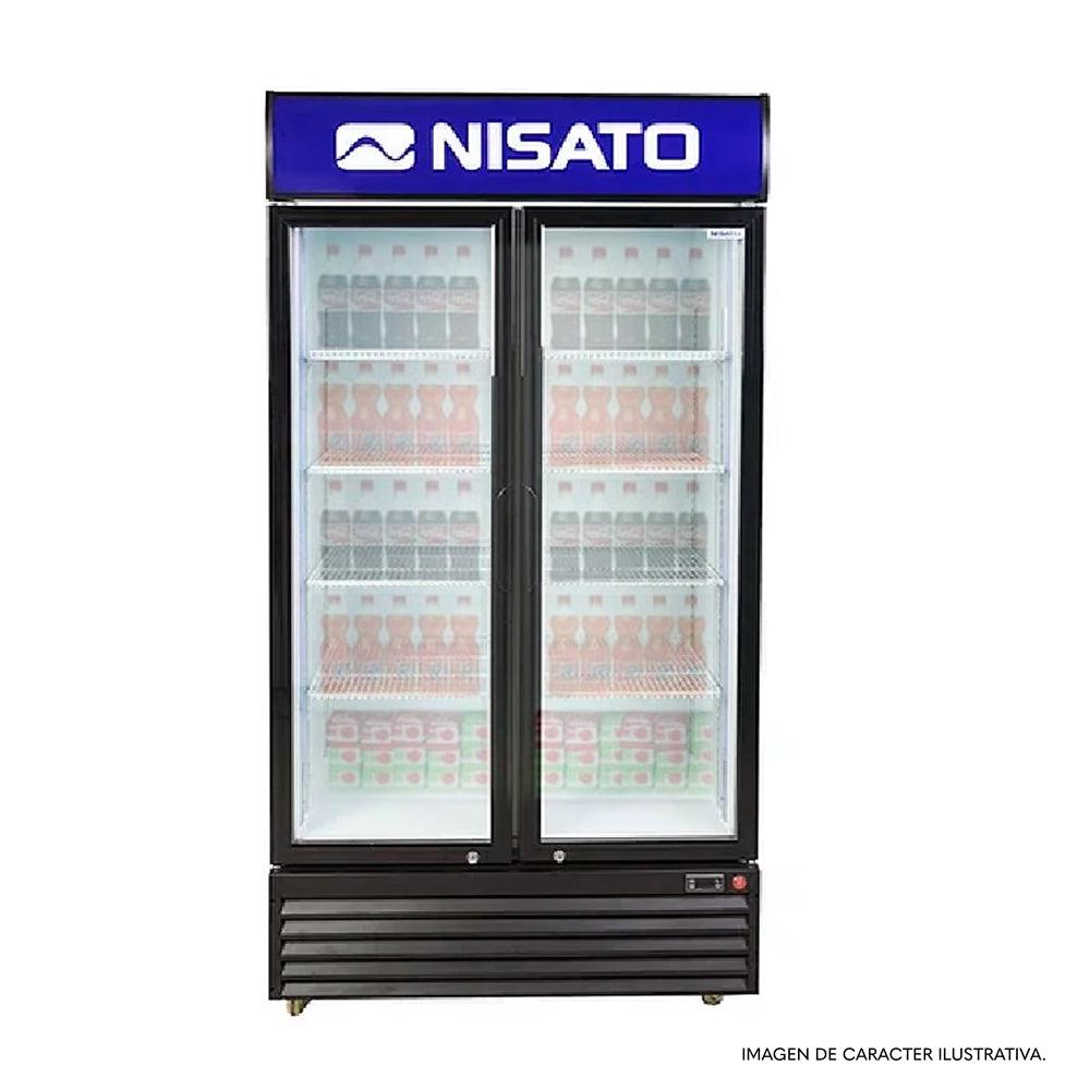 NISATO ENFRIADOR COMERCIAL 2 PUERTA NRE-23DDIC 23 PC