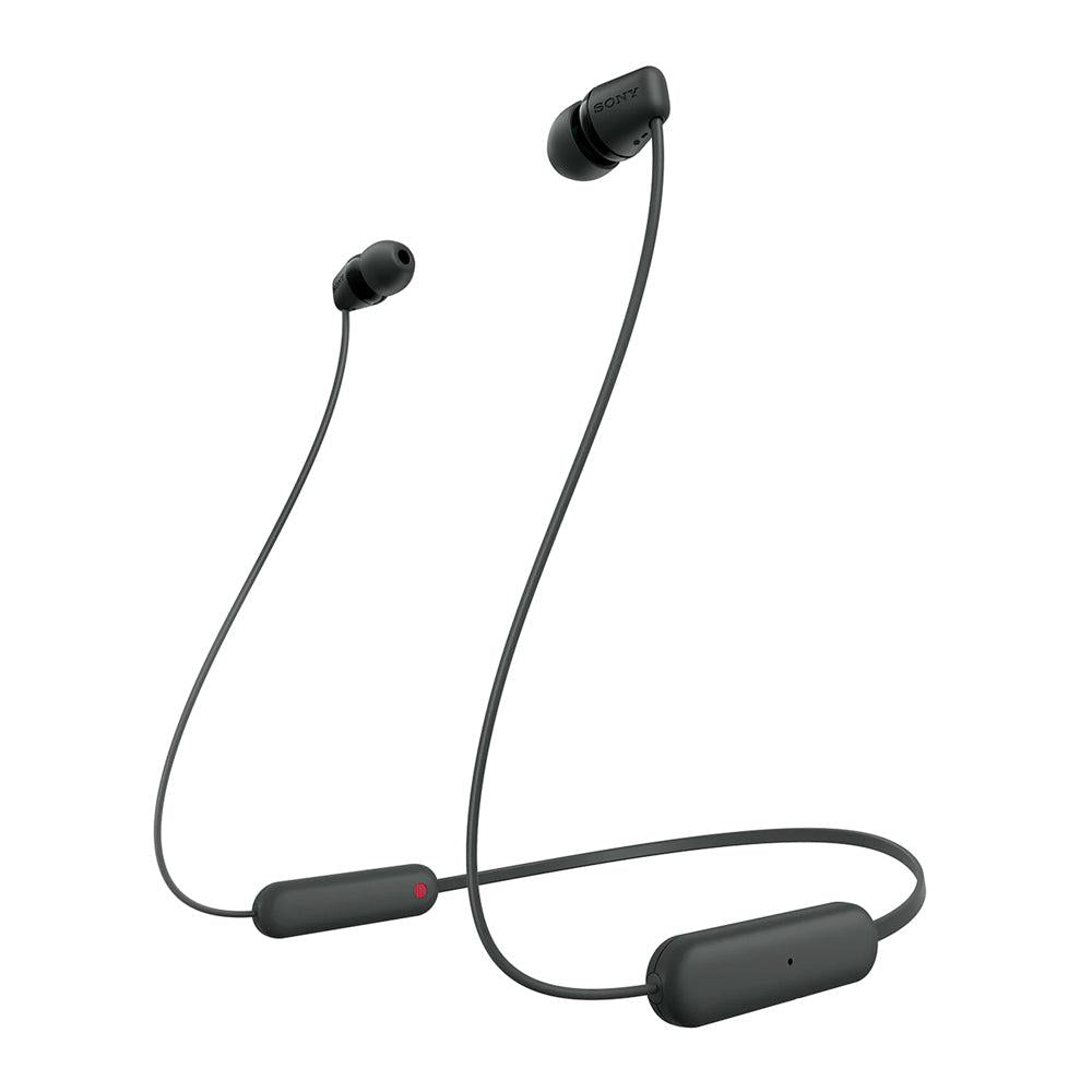 Audífonos In-Ear Inalámbricos, WI-C100/BZUC, Sony, Bluetooth, Color negro