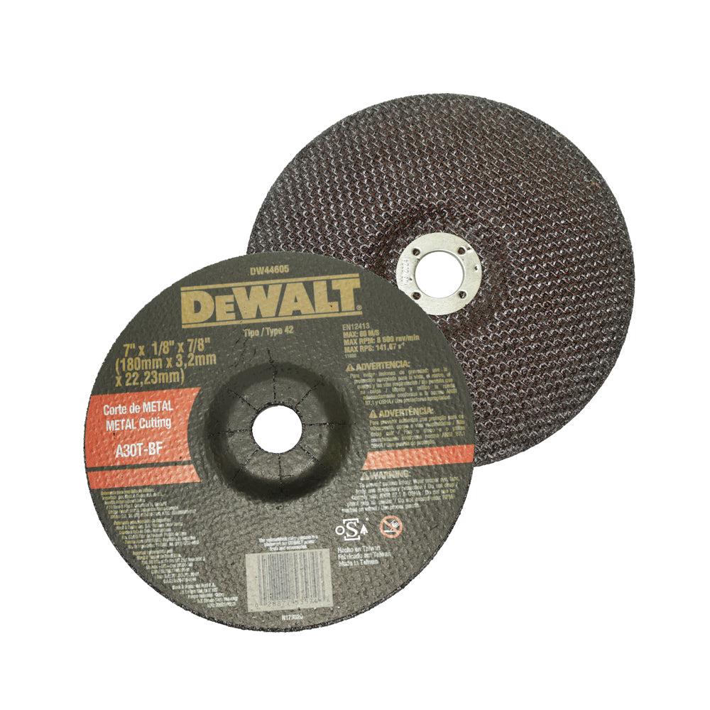 DISCO CORTE METAL 7X1/8 DEWALT