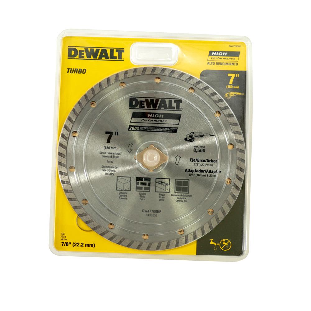 DISCO DIAMANTE TURBO-T CONCRETO 7 DEWALT