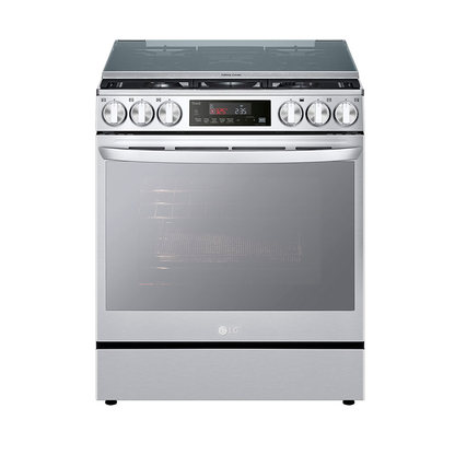 Estufa a gas 30" LRGL5847S instaview, freidora de aire, ThinQ, Easyclean.
