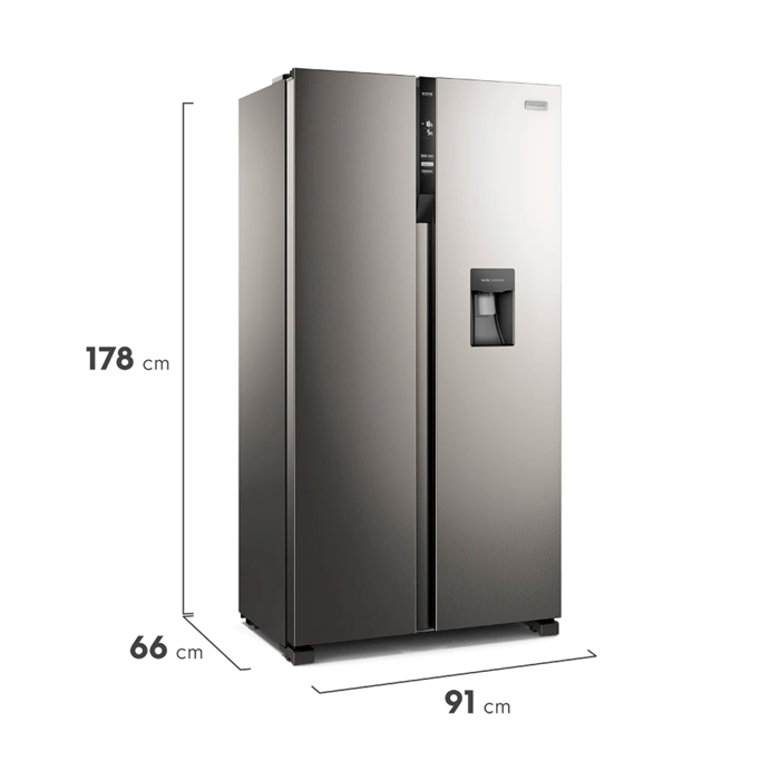 Refrigeradora Frigidaire SIDE BY SIDE FRSA19K2HVG 18.7 pies cúbicos.