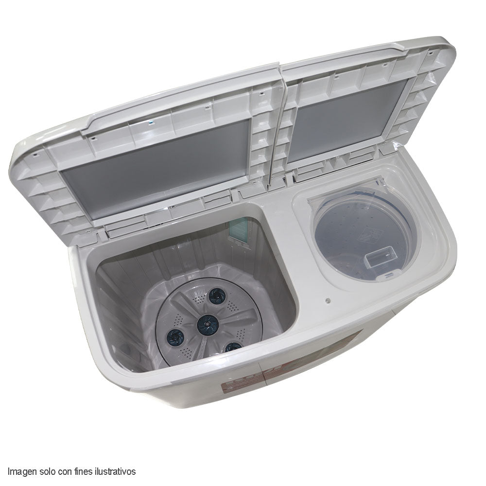 Lavadora Semiautomática 11,5 kg RCA RCWM115 color gris