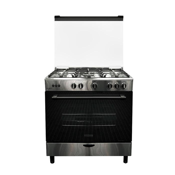 SANKEY ESTUFA 36" A GAS BETTY 5 QUEMADORES TAPA DE VIDRIO PARRILLA DE HIERRO ENCENDIDO ELECTRONICO