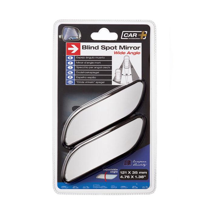 SWISS DRIVE ESPEJO PUNTO MUERTO RECTANGULAR SWISS DRIVE NEGRO (121 x 35mm) (2 PCS) (100 SETS) M051330