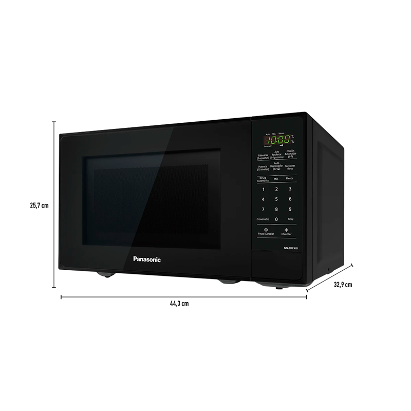 Microondas Panasonic NN-SB25JBRUH 0.7 pies cúbicos