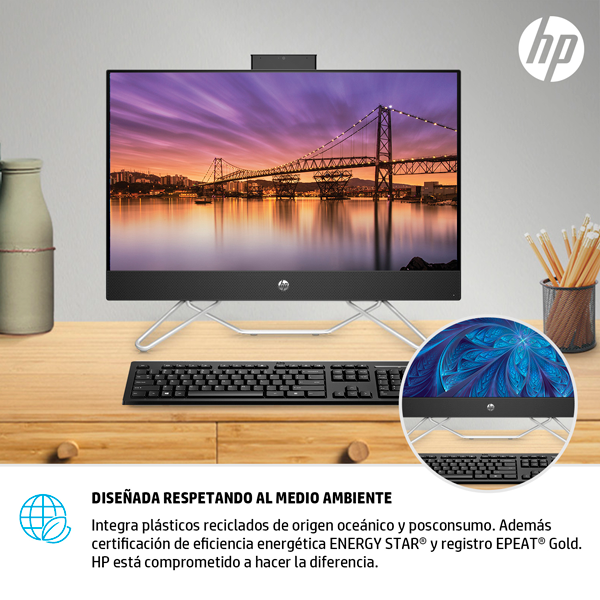 Desktop HP 24-CB1006LA pantalla de 23.8" CORE i5 1235U