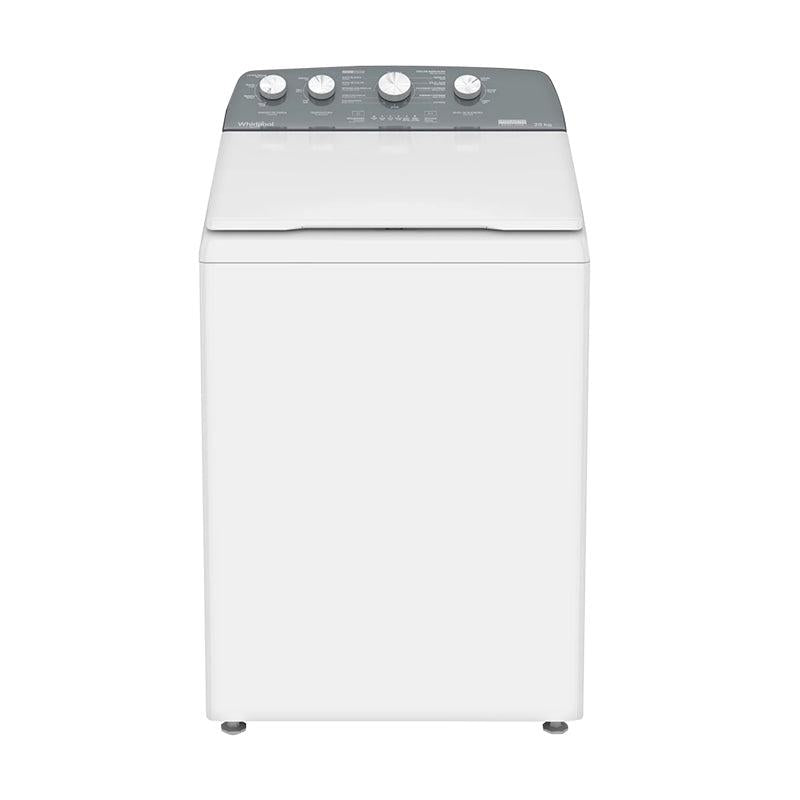 WHIRLPOOL LAVADORA CARGA SUPERIOR 20KG 8MWTW2024MJM BLANCO AGITADOR SINGLE ACTION 6 MOVIMIENTOS TAMBOR DE ACERO INOXIDABLE LAVADO XPERT SYSTEM SMART LOAD 12 CICLOS DE LAVADO