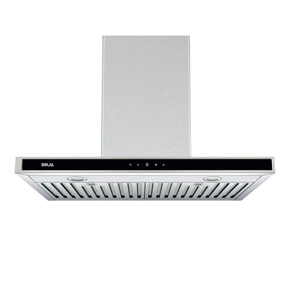 Extractor de grasa Quadrato 76 Drija, campana de acero inoxidable 3 velocidades