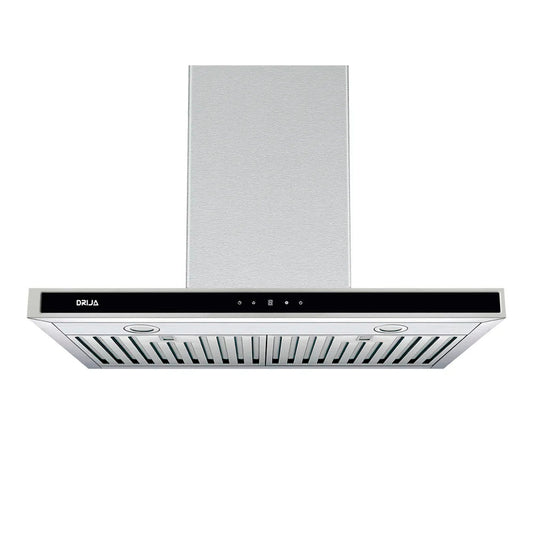 Extractor de grasa Quadrato 76 Drija, campana de acero inoxidable 3 velocidades