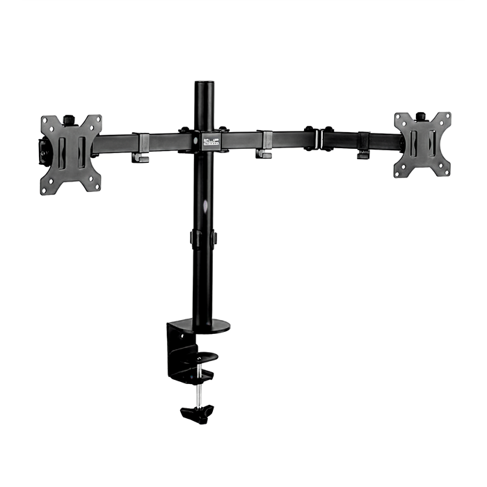 Soporte de escritorio para 2 monitores 13”–32” ajustable estándar