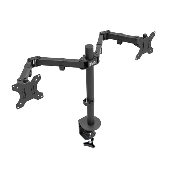 Soporte de escritorio para 2 monitores 13”–32” ajustable estándar