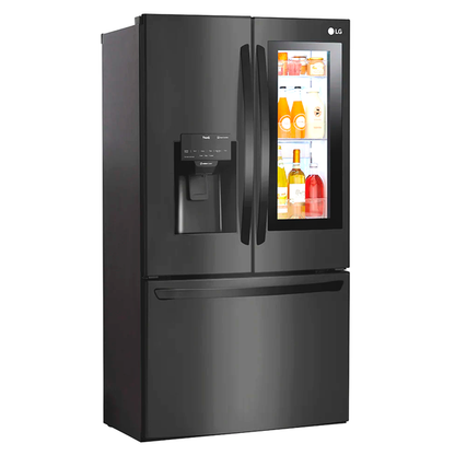Refrigeradora 30pc GM78SXT de LG linear inverter Door in Door instaview negro.