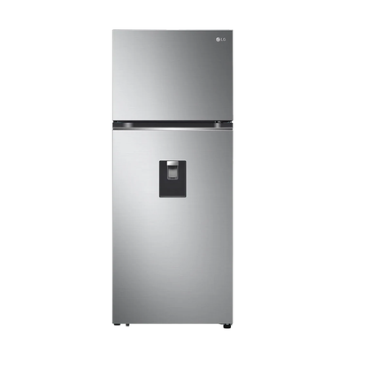 Refrigeradora inverter con dispensador de agua, 13 pc, VT38WPP, LG, Smart Diagnosis, color gris
