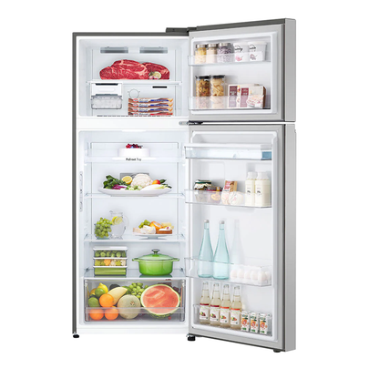 Refrigeradora inverter con dispensador de agua, 13 pc, VT38WPP, LG, Smart Diagnosis, color gris