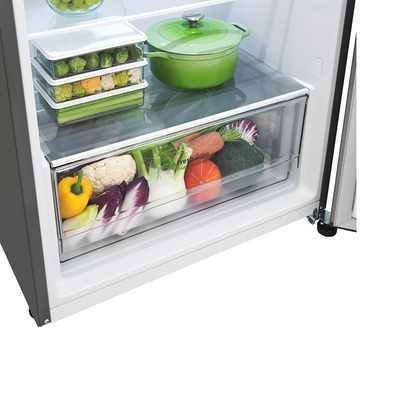 Refrigeradora inverter con dispensador de agua, 13 pc, VT38WPP, LG, Smart Diagnosis, color gris
